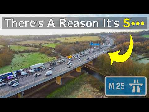 The M25 Motorway is 40 YEARS OLD - WHY Is it STILL $HIT? (Happy Birthday M25)