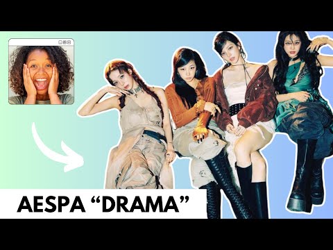 aespa 에스파 'Drama' MV REACTION | Tokyo drift vibes all over k-pop