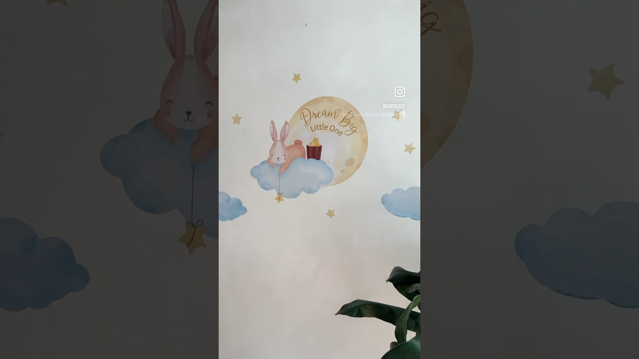 SUPER EASY Decal Stickers to transform your child’s nursery😍✨ 