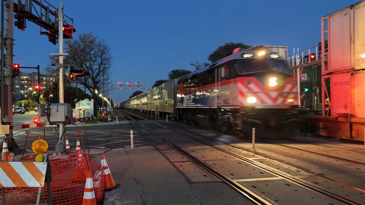 The Complete Metra Evening Rush Hour At LaGrange Road On October 24, 2025