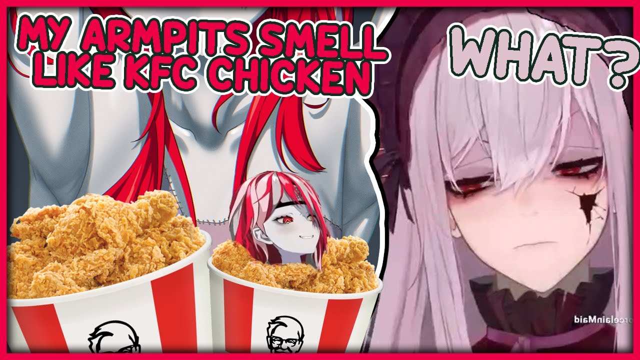Ollie bluntly dropping the fact that her 𝘼𝙍𝙈𝙋𝙄𝙏𝙎 smell like KFC【Kureiji Ollie & Porcelain Maid 】