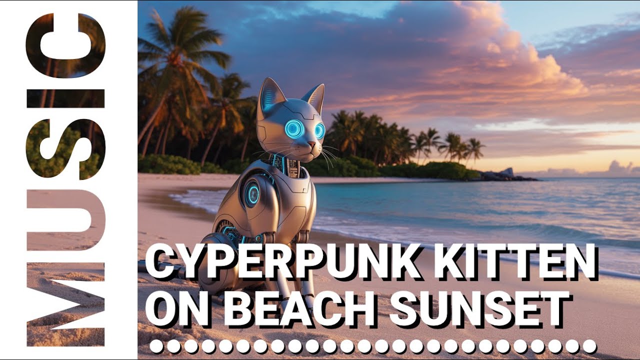 2 Hours - Chill Wave - Cyberpunk Kitten - Find Your Flow with Coders’ Chillout Mixes