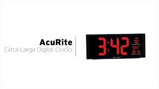 AcuRite Extra Large Digital Clocks