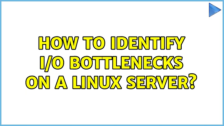 How to identify I/O bottlenecks on a Linux server? (4 Solutions!!)