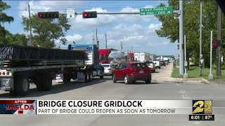 Bridge closure gridlock
