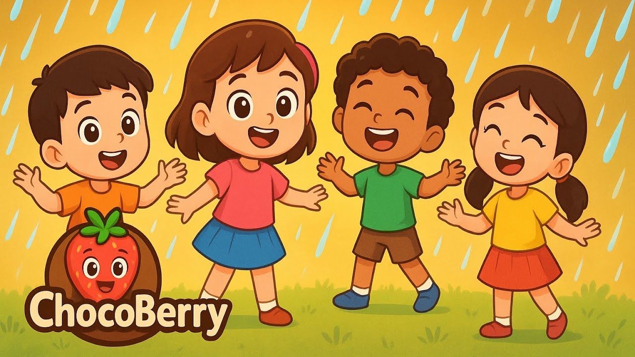 Rain poem for children | Barish ki kavita | 2D animation video | chocoBerry 