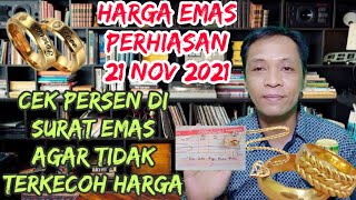 harga emas perhiasan hari ini 26 november 2021,cara menghitung harga emas per gram ini caranya