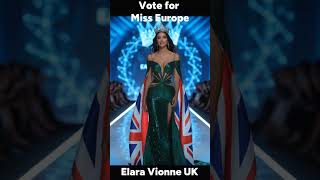 Introduction Miss Europe Elara Vionne Ai Miss Universe Pageant