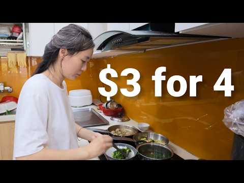 $3 Family Lunch for 4 | 35yo Jobless in Vietnam