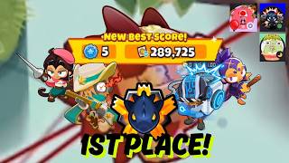 1st Place! BTD6 3p Normal Blastapopoulos #19 | $289,725 | Ascent (ft. Sauceman, Frog)