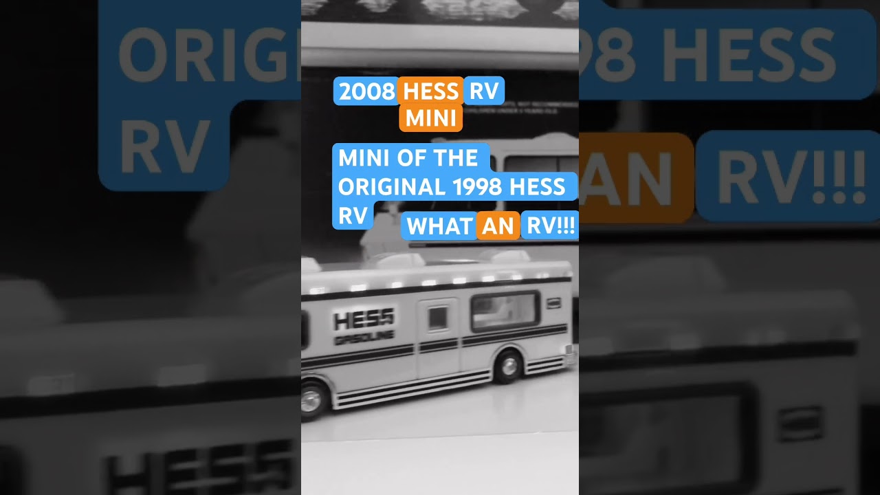 2008 HESS RV MINI!!! WHAT AN RV!!! 