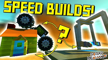 SPEED BUILD CHALLENGES with DISCORD (Ep 1) - Scrap Mechanic Gameplay