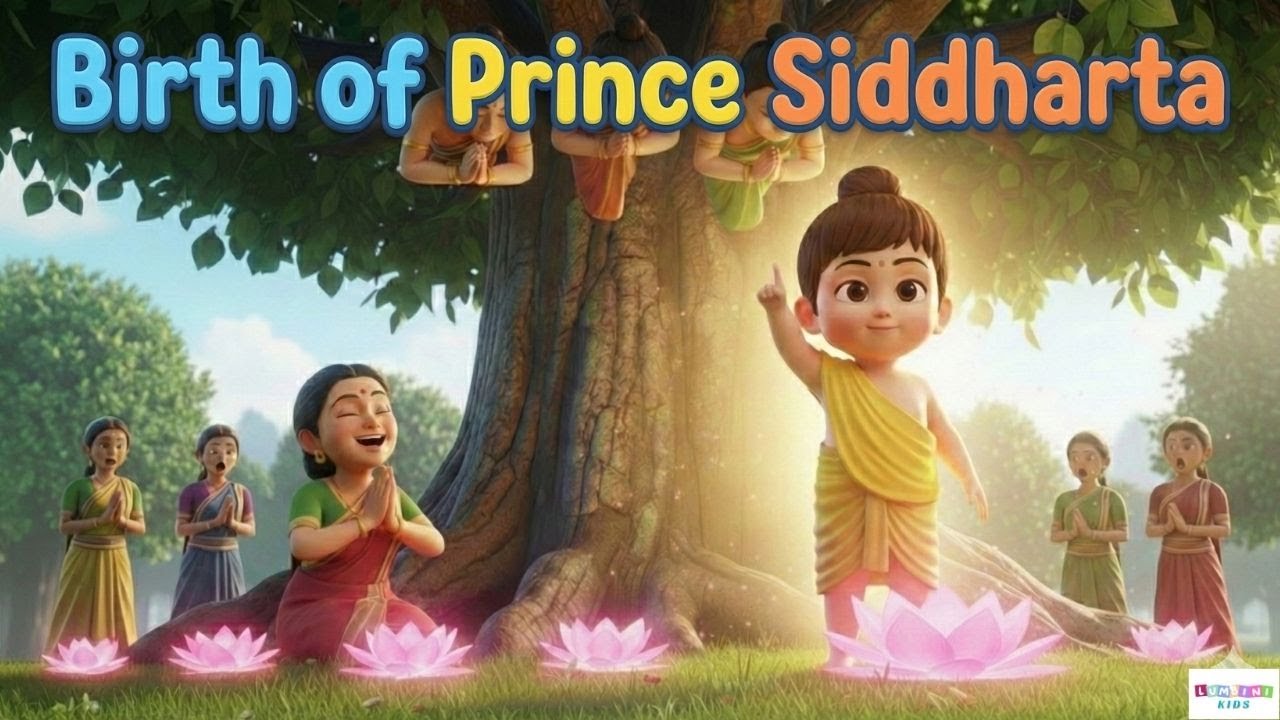 The Magical Birth of Prince Siddhartha | Buddha Story for Kids ...