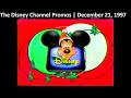 The Disney Channel Promos | 12/21/1997