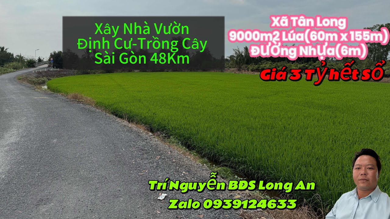 Tập 524:Xây Nhà Vườn Nghĩ Dưỡng-Định Cư-Chăn Nuôi-Trồng Cây Ăn Trái.Đường Tỉnh DT817-Đường Nhựa(6m)