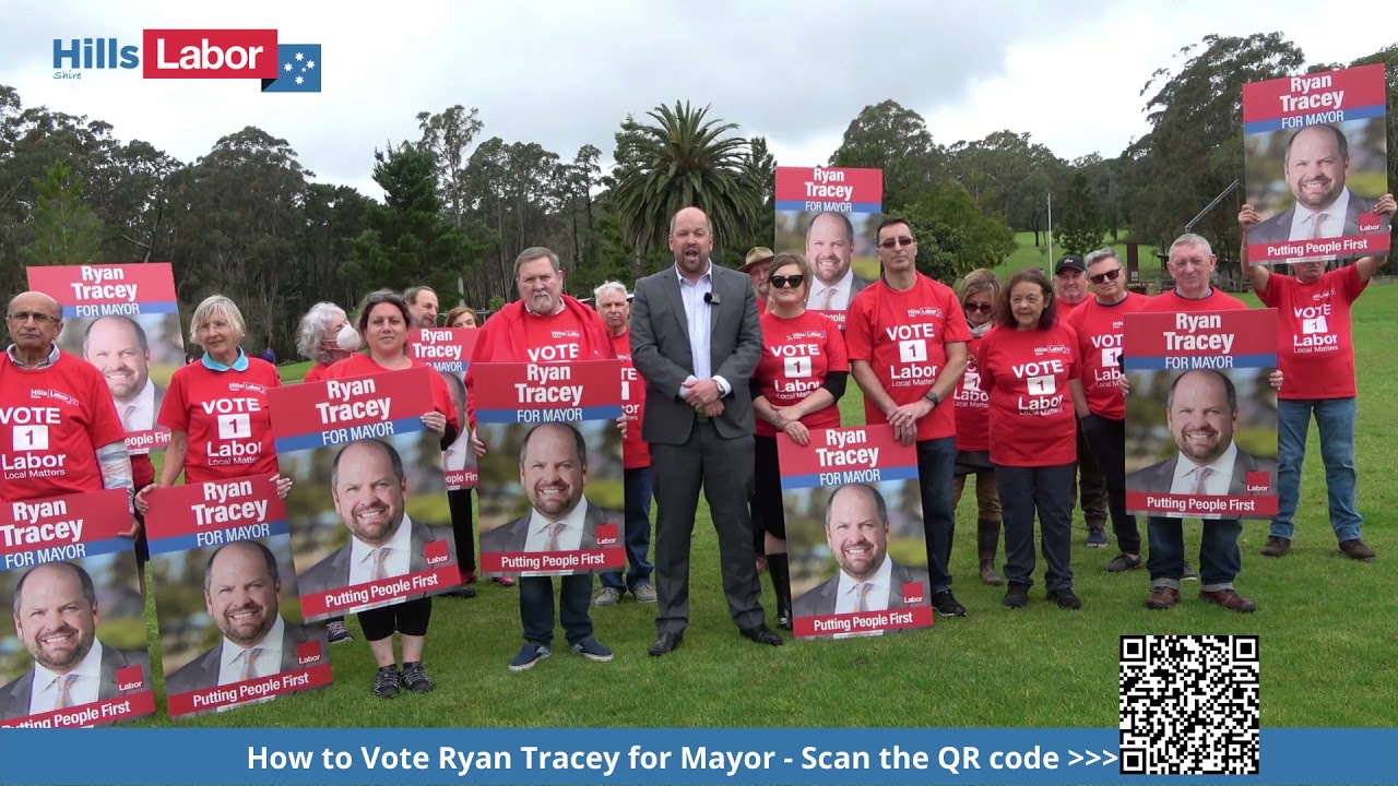 Ryan Tracey for Mayor - Hills Shire Labor