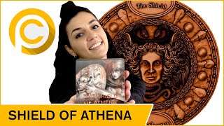 Shield Of Athena Copper Plating 2 Oz Silver Coin 5 Niue 2022