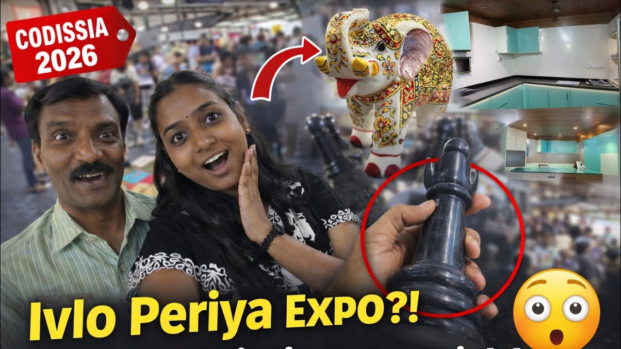 So Many Building Materials Under One Roof 😍| CODISSIA Expo Coimbatore |Family Vlog| Tamil daily vlog