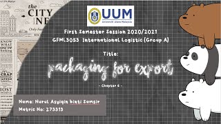 GFML3053 INTERNATIONAL LOGISTIC - PACKAGING FOR EXPORT