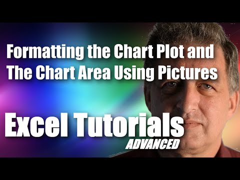 #11 Excel 365 Tutorial Advanced - Formatting the chart plot and the chart area using pictures