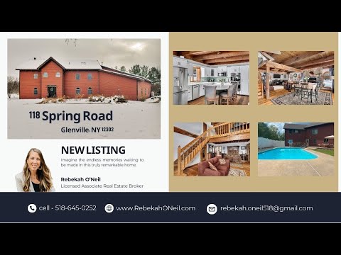 118 Spring Rd, Glenville, NY home video tour