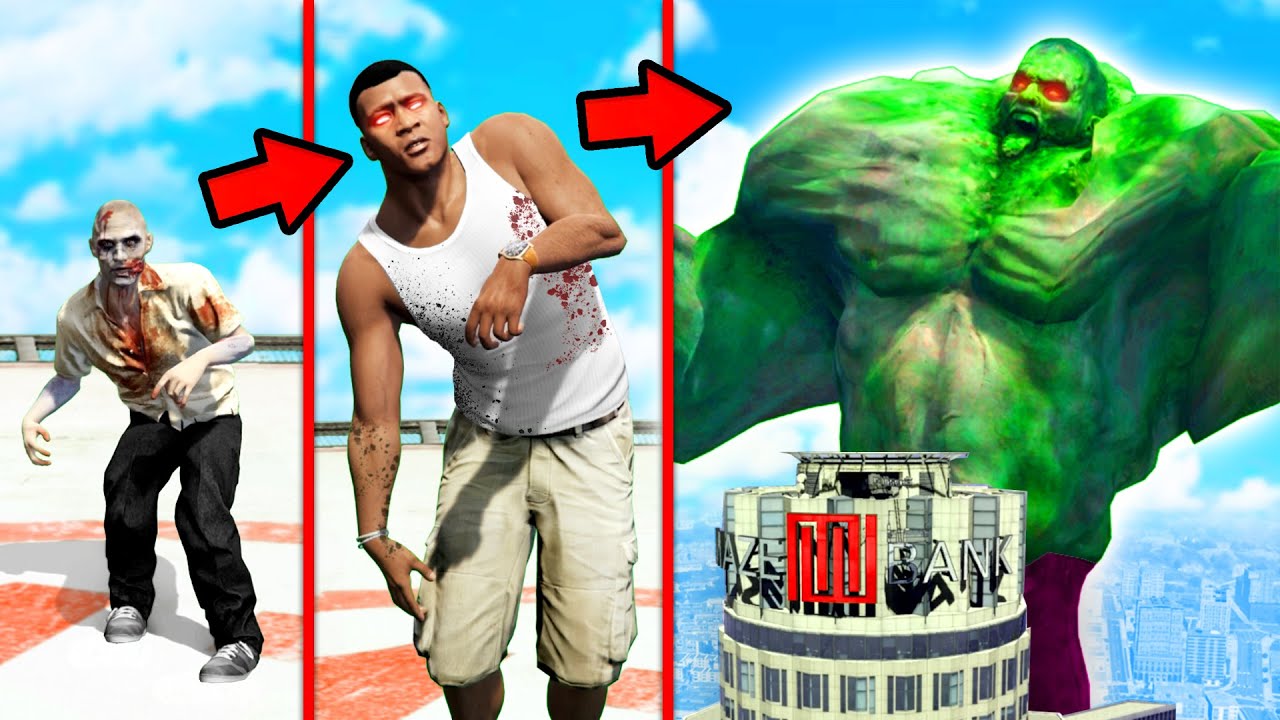 GTA 5 - ZOMBIE zum ZOMBIE GOTT upgraden!!
