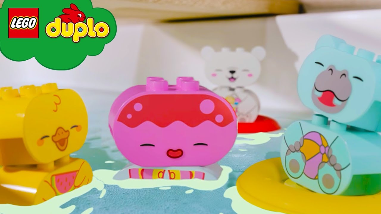 Bath Time Song! | Lego Duplo | Sing Along Learn ABC 123 Fun Cartoons, Songs and Rhymes Moonbug Kids