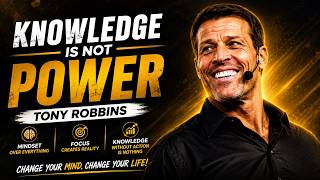 Knowledge is not power. Knowledge is only potential power. Action is power. — Tony Robbins