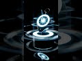 Dull antique compass glitches into a glowing futuristic navigator.