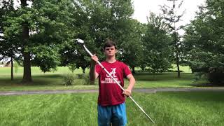 American Mace Single Toss Demonstration Full-speed/Slo-mo