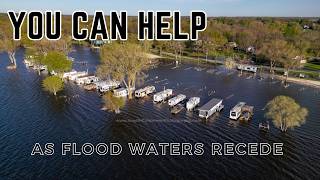 As The Flood Waters Recede You Can Help | Here's How | Chain O Lakes