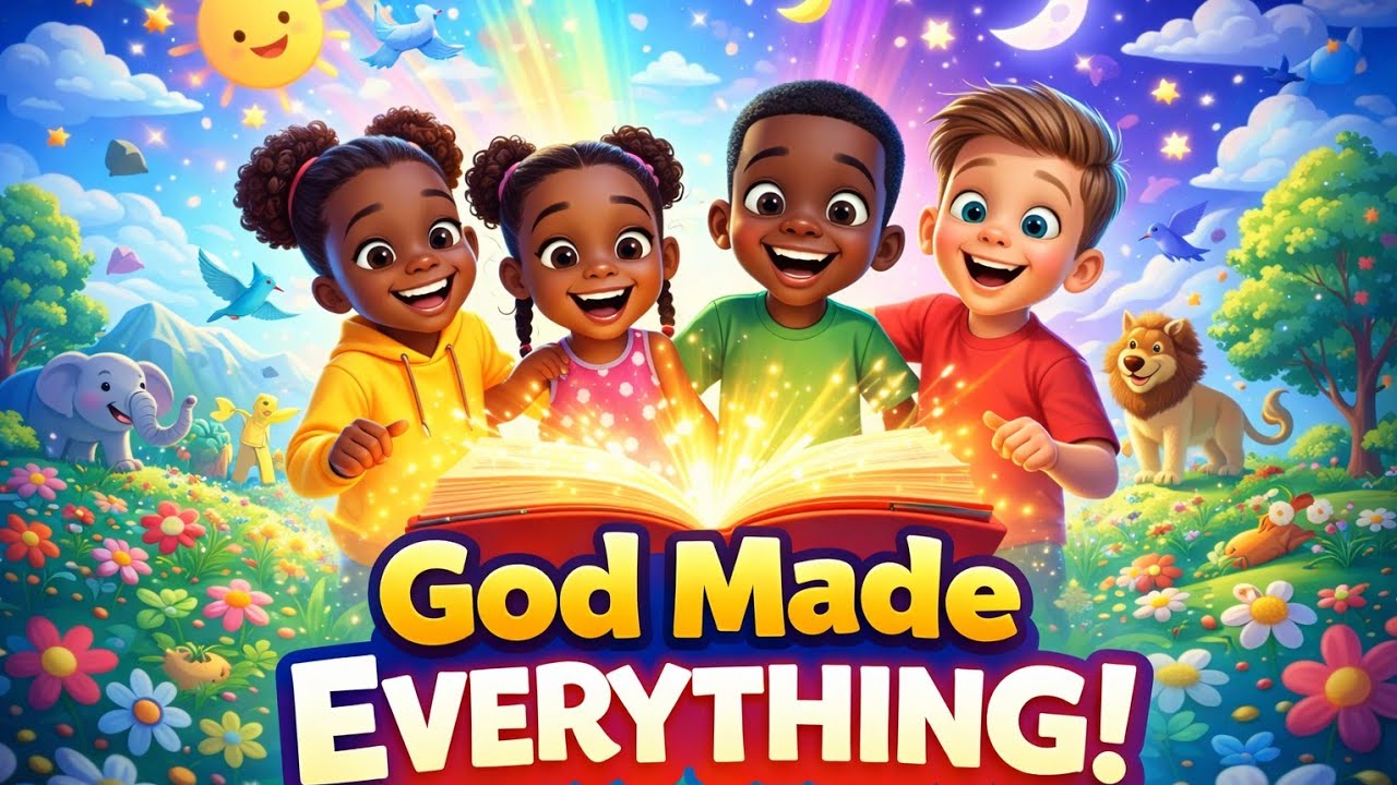 Creation Story for Kids  God Made the World  Bible Animation