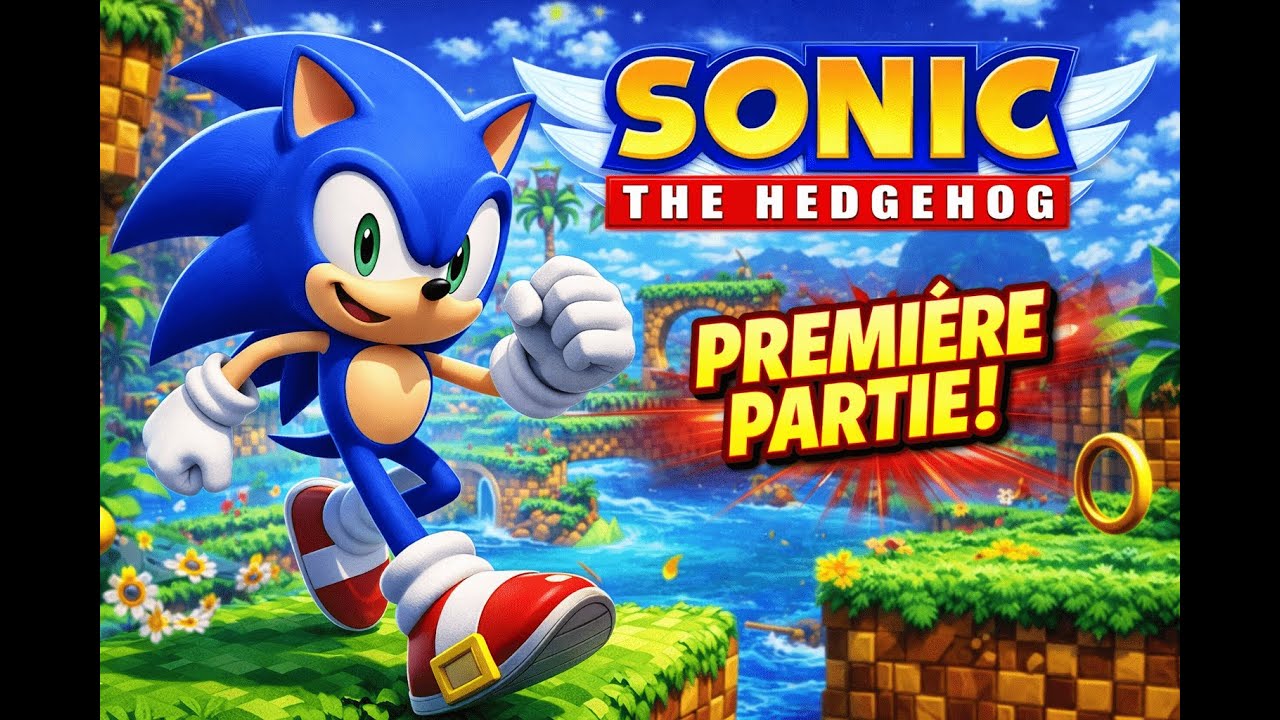 Sonic The Hedgehog PS1 / Mega Drive – Première Partie | Gameplay F