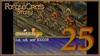 PoPoLoCrois Story #25 - Monkee King Boss Battle in Monkee Kingdom - (No Commentary)
