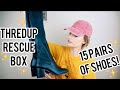 ThredUp Shoe Rescue Box Unboxing: 15 Pairs for $90!
