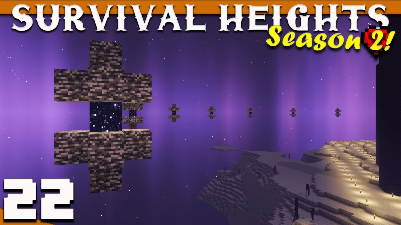 19 Dragon Fights = Opening ALL End Gateways! | Minecraft Amplified Hardcore Survival Heights [S2 22]