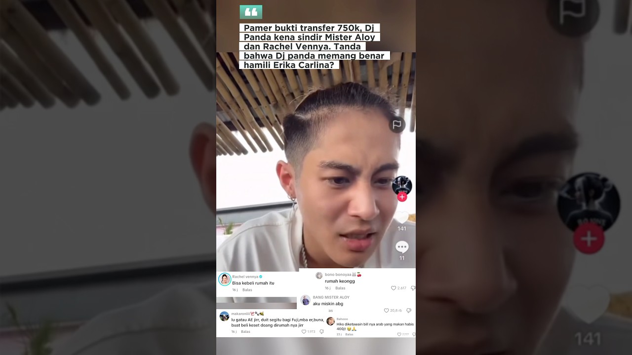Dj. Panda diulti rachel vennya dan mister aloy pamer uang, fix ayah biologis anak erika carlina?