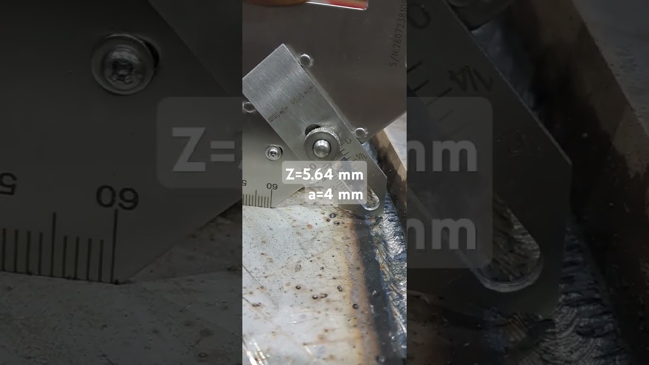 How to Inspect Fillet Weld by Weld Gauge