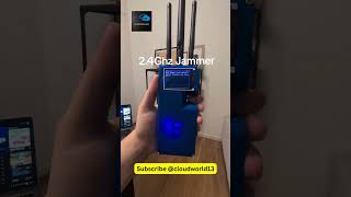 DIY 2.4GHz Signal Jammer: ESP32 &amp; NRF24 Tutorial (3D Printed Case) 🛠️