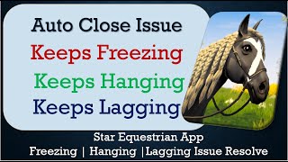 How to Fix Star Equestrian Auto Close | Keeps Hanging | Freezing | Lagging Issue Solve screenshot 5