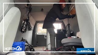 KREM 2's Nicole Hernandez, Jeremy Lagoo continue van restoration. See the latest updates.