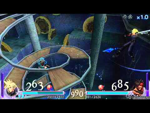 DISSIDIA FINAL FANTASY Cloud VS Jecht