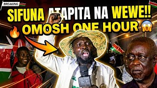 OBURU KAA NGANGARI WACHA KULALA! Edwin Sifuna takes over NAKURU as OMOSH ONE HOUR drops a BOMBSHELL!