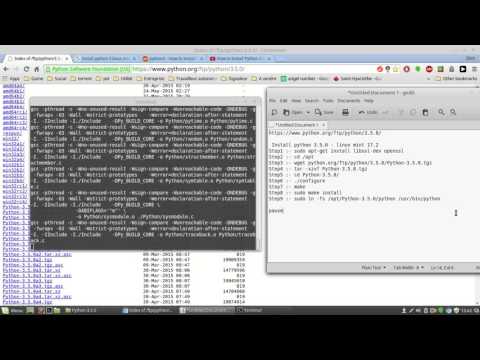 python 3.5.0  Install -  linux mint 17.2