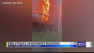 Falls Creek fire leaves more than a dozen people displaced