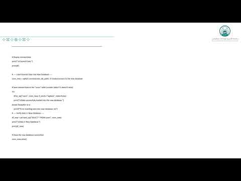 ETL   Extract, Transform and Loading in new SQLite database Part2