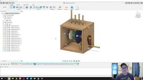 Bottom-Up Design of Automata (pt 5) Follower Rod Joints - Day 61 of 100 Autodesk Fusion 360 Journey