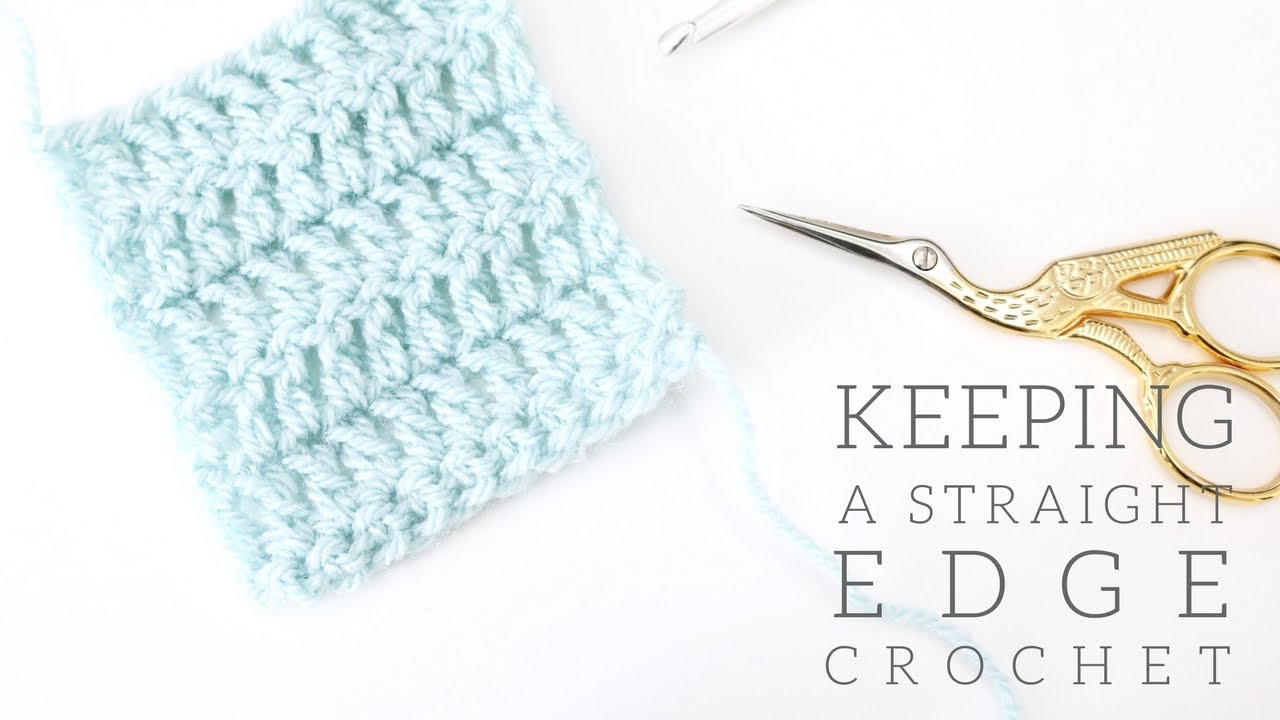 CROCHET Tips for keeping a straight edge Foundation turning chain