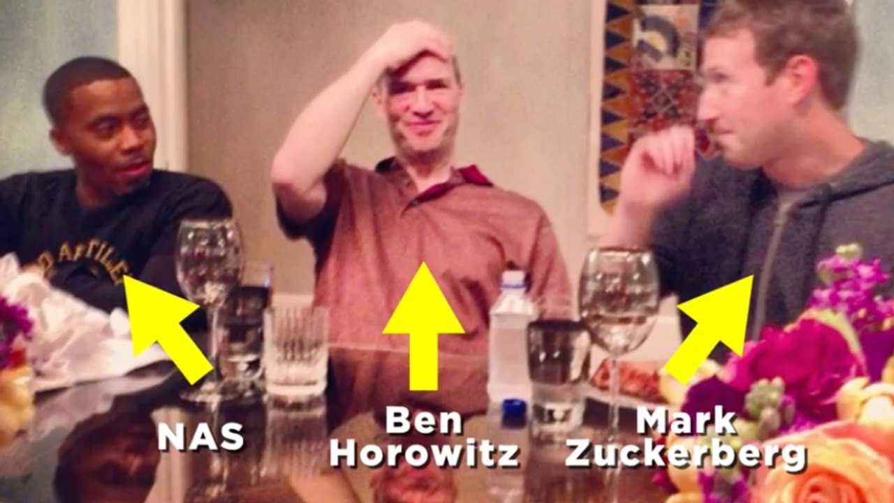 The Time Mark Zuckerberg, Nas, and Ben Horowitz Had Dinner ( Mahbod - Rap Genius )