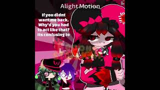 Text 8s having a stroke- #animation #animator #oc